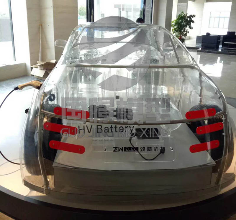 中山透明车模型